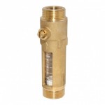 Afriso Durchflussmesser Flowmeter DFM 15-2M 2 bis 12 Liter AG3/4“ x AG3/4“ (Eurokonus) 80963 