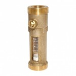 Afriso Durchflussmesser Flowmeter DFM 20-2M 20 bis 70 Liter AG1 1/4“ x AG1 1/4“ (Eurokonus) 80984 