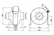 Maico Radial-Rohrventilator ERR 31/1 Wechselstrom, DN315 