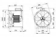 Maico Axial-Rohrventilator DZR 35/6 B Drehstrom, DN350 