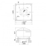 Maico Radial-Dachventilator GRD 31 Druck- oder Volumenkonstant, DN315 
