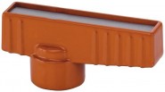 Simplex Flügelgriff f. KFE-Kugelhahn DN15 Zinkdruckguss orange 