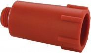 Simplex Baustopfen m. Kunststoff-Gewinde G1/2a Kunststoff rot 