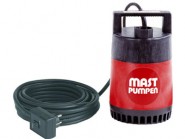 Mast Kellerentwässerungspumpe K 2 SA mit Schwimmschalter und Alarmeinrichtung - 10m Kabel - 230 Volt 