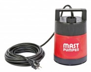 Mast Kellerentwässerungspumpe 3K serienmäßige Flachsaugeinrichtung - 10m Kabel - 230 Volt 