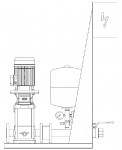 LOWARA Wasserversorgungsanlage GT 10 Analog 15SV01F011T 