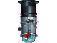 KESSEL-Pumpstation Aqualift S im Schachtsystem LW 600 KTP 1000 