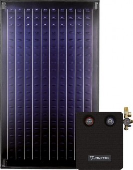 Junkers Solar-Systempaket JUPA FKC02 3 FKC-2S,AGS10 MS100-2, Aufdach 